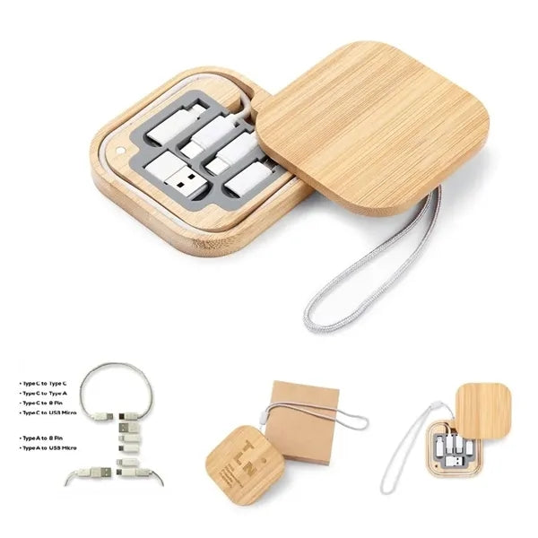 Bamboo Charging Cable Kit