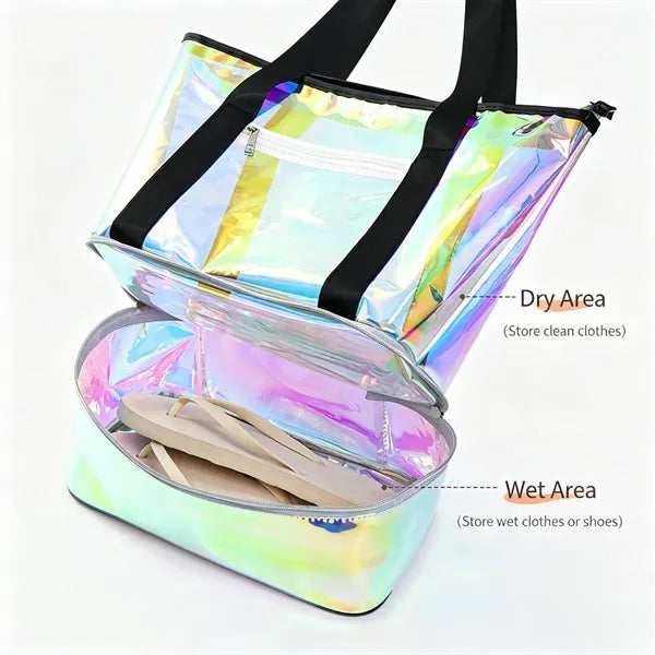 Colorful Beach Waterproof Multipurpose Tote Bag