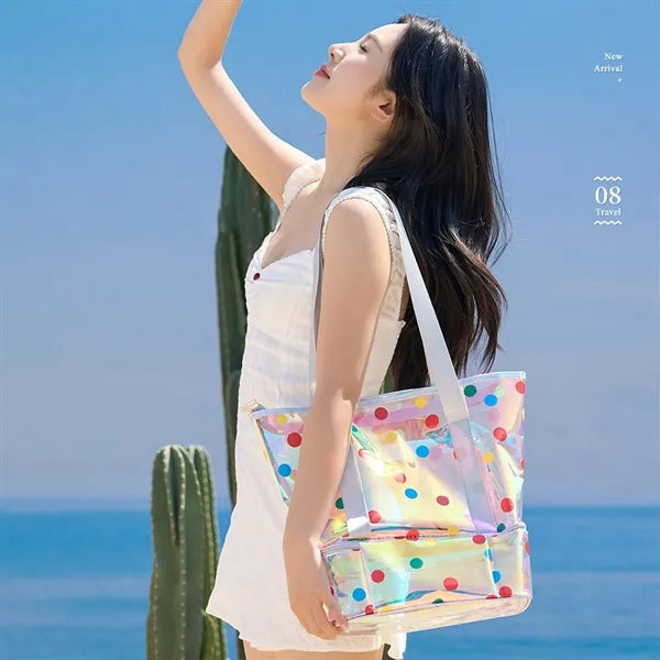 Colorful Beach Waterproof Multipurpose Tote Bag