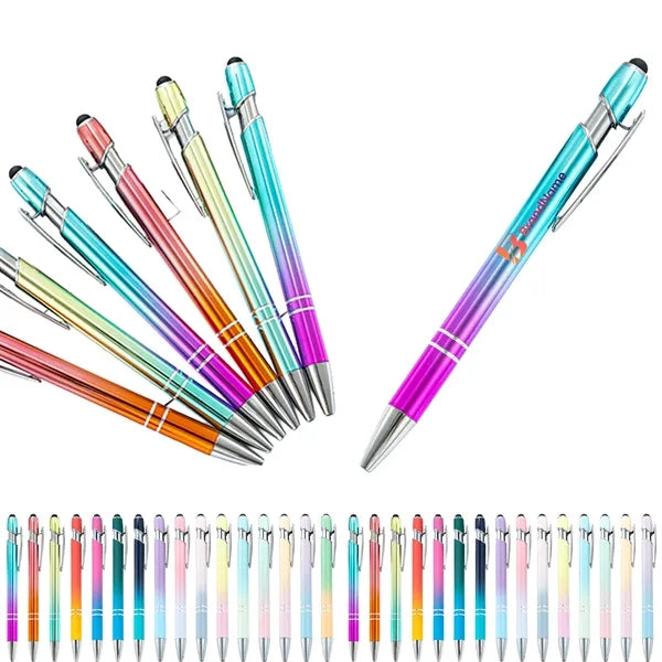 Gradient Aluminum Stylus Ballpoint Pen