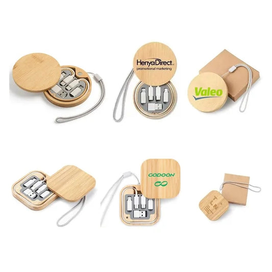 Bamboo Charging Cable Kit