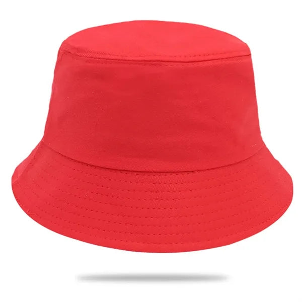 Cotton Unisex Bucket Hat - Foldable