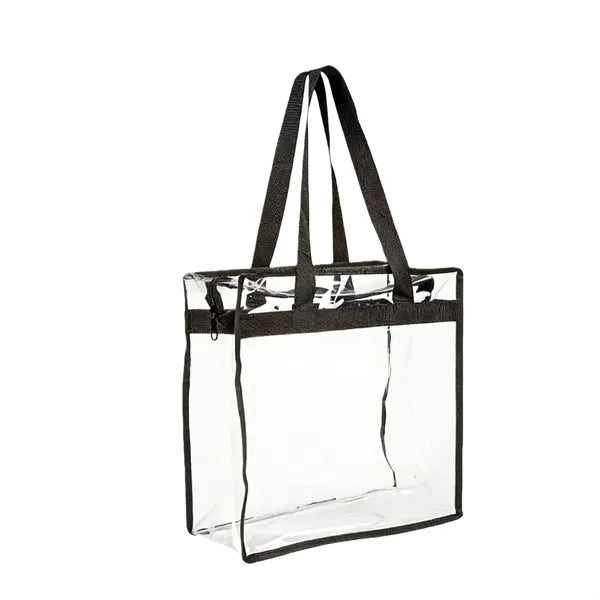 Transparent PVC tote bag
