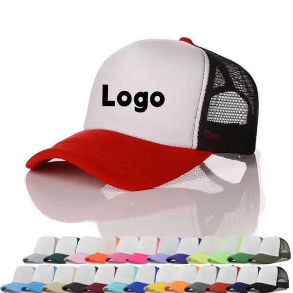 Mesh Trucker Hat Curved Brim Baseball Cap