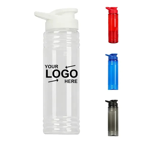 24Oz Slim Clear Fitness Sport Bottle