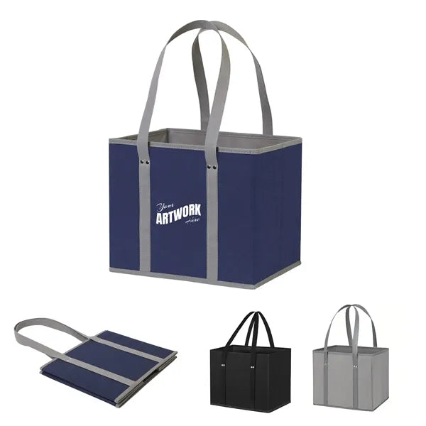 Non-Woven Stable Grocery EcoFriendly Market Tote Organizer