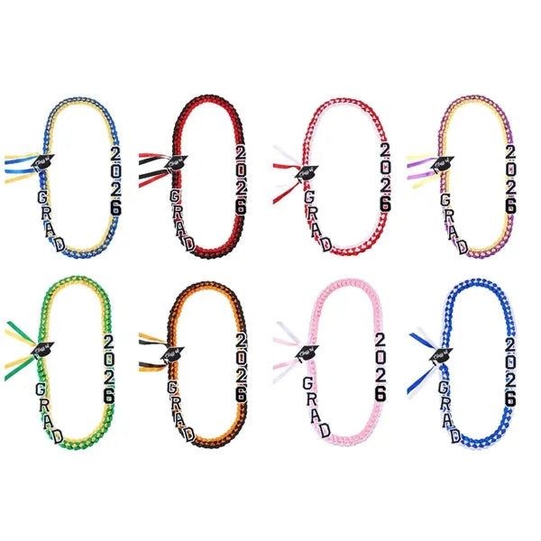 Graduation Braided Ribbon Wreath