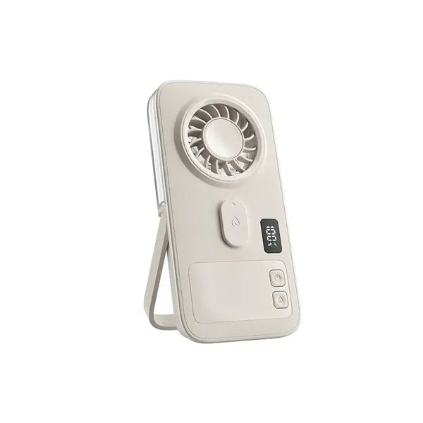 Handheld Misting Fan With Digital Display And Stand