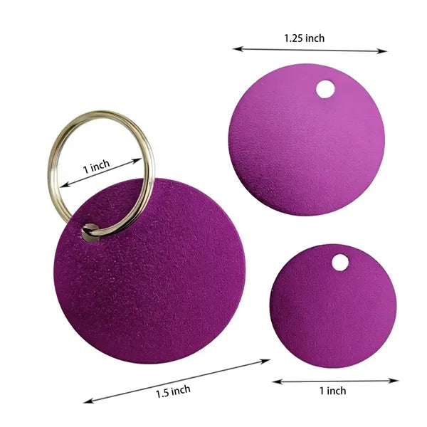 Round Blank Keychain Pendant