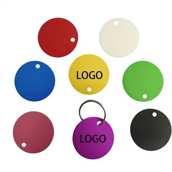 Round Blank Keychain Pendant