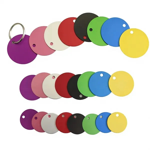 Round Blank Keychain Pendant