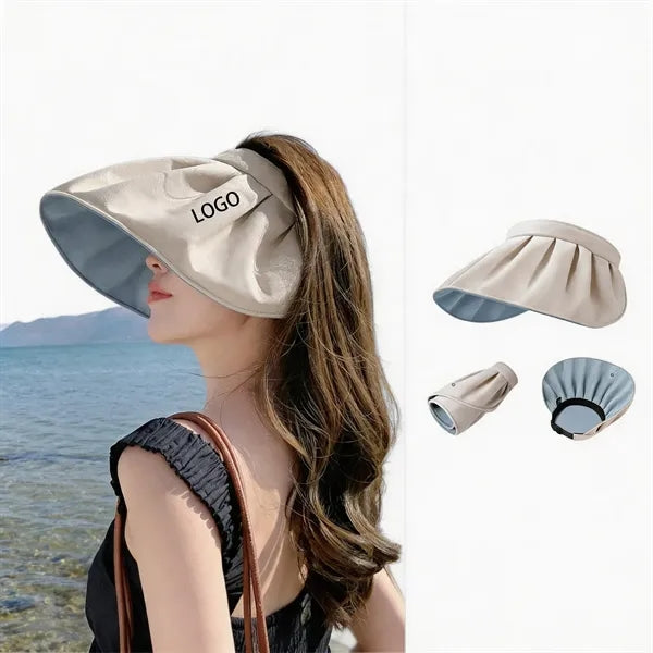 Foldable Sun UV Protection Visor Hat