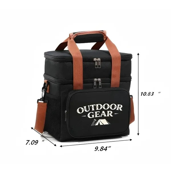 Logo Insulated Cooler Bag Leakproof Lunch Tote