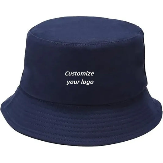 Solid-color custom beach sun hat