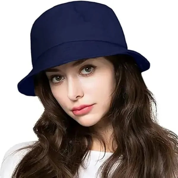 Solid-color custom beach sun hat