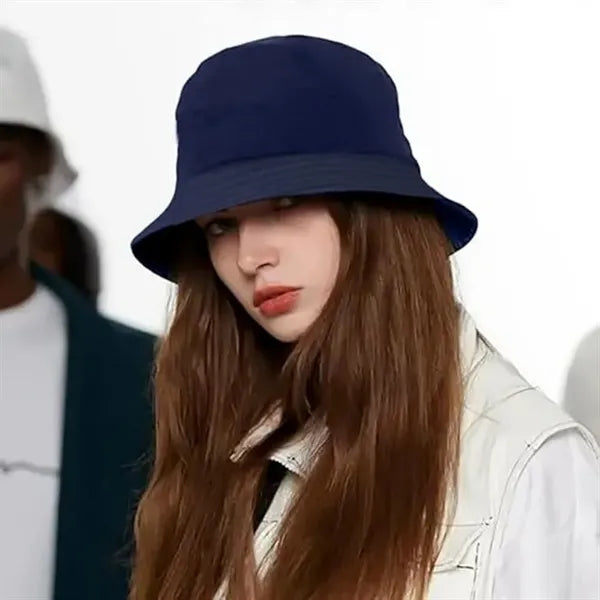 Solid-color custom beach sun hat