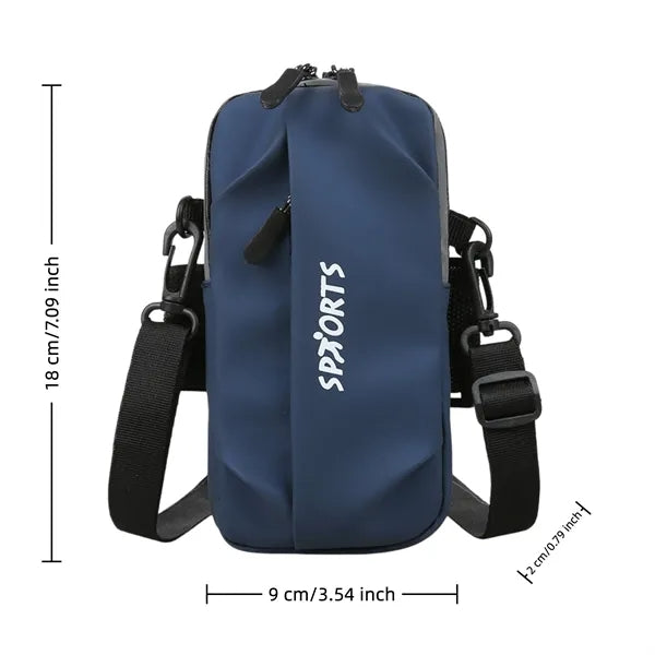 Waterproof Crossbody Phone Bag Mini Sling for Travel Sports