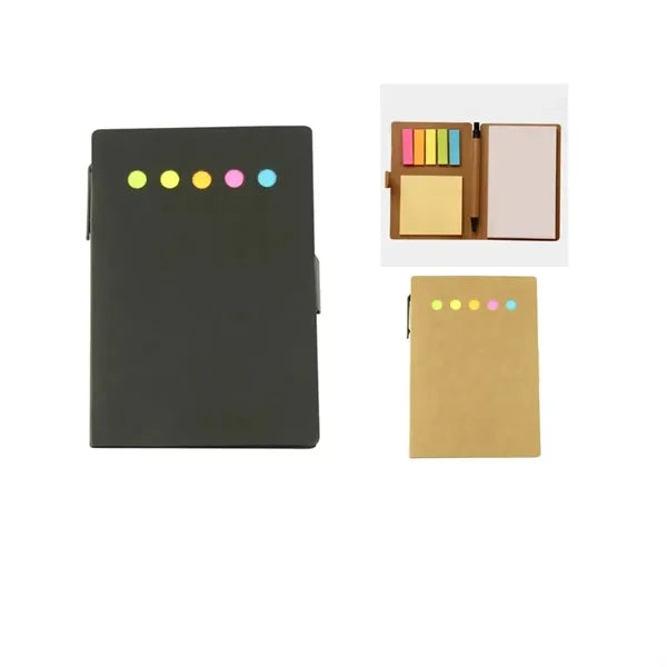 Pen Sticky Notes Notebook Set