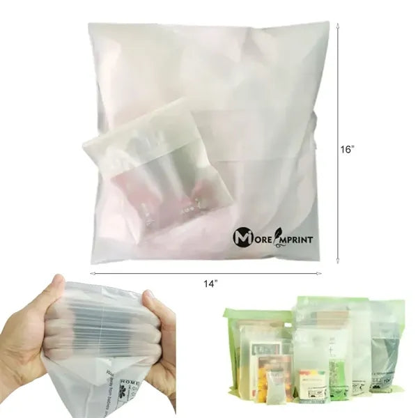 Sustainable Compostable Poly Mailer 14x16 Clear Shipping Bag