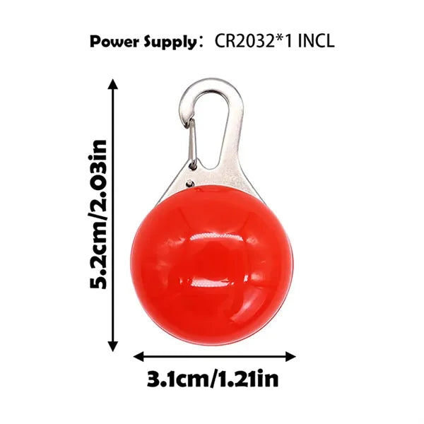 Logo LED Light-Up Dog Pendant