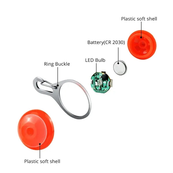 Logo LED Light-Up Dog Pendant