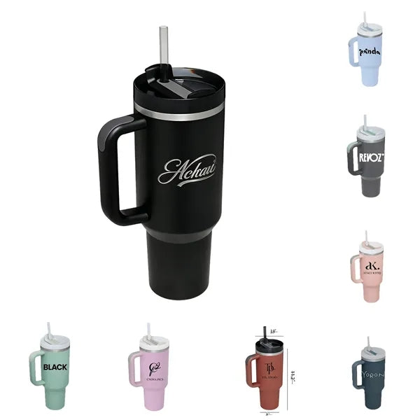 Logo Large-Capacity Stainless Steel Water Cup