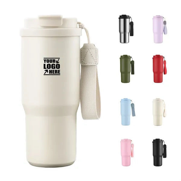 25oz Stainless steel customizable insulated straw thermos