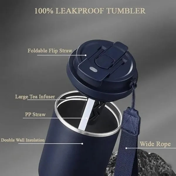 25oz Stainless steel customizable insulated straw thermos