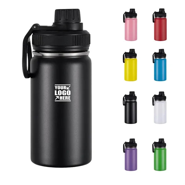 12oz outdoor portable thermos sports bottle
