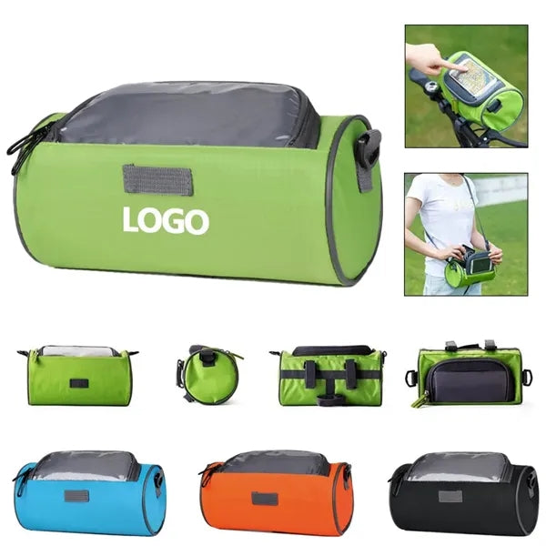 Touch Screen Bicycle Handlebar Bag Waterproof Bike Pouch