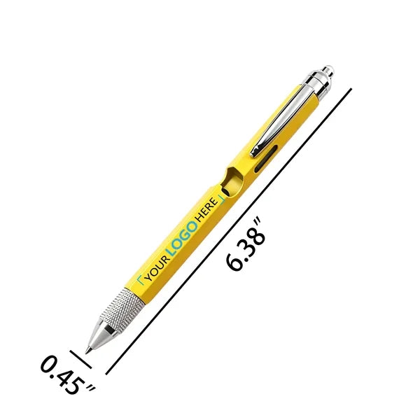 9-in-1 Multitool Pen w/ LED Light, Bottle Opener & Ruler