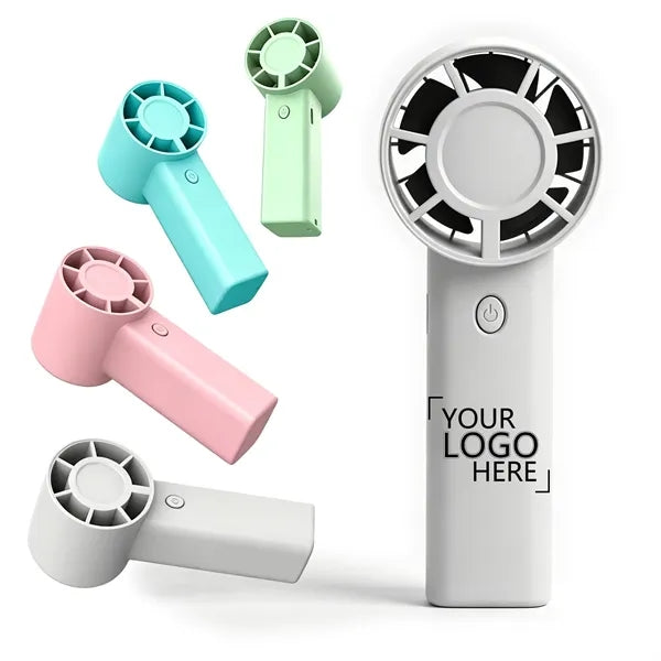 Logo USB Rechargeable Mini Handheld Portable Fan
