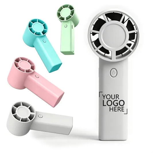 Logo USB Rechargeable Mini Handheld Portable Fan