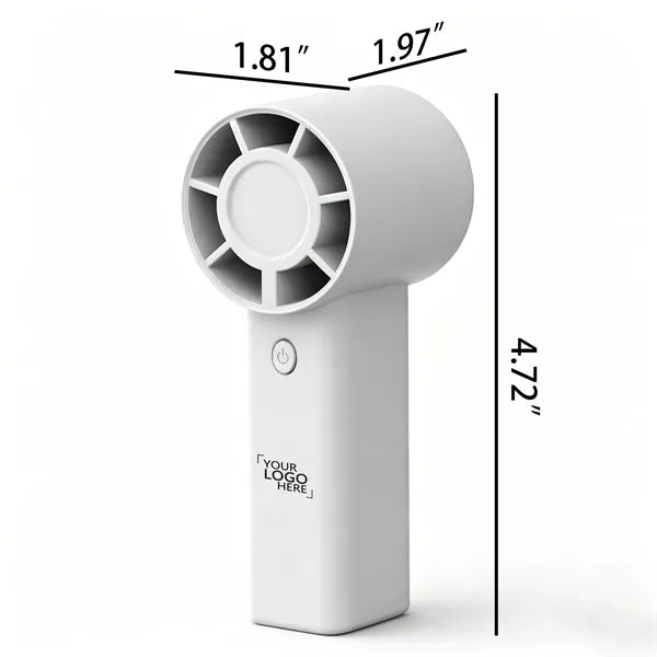 Logo USB Rechargeable Mini Handheld Portable Fan