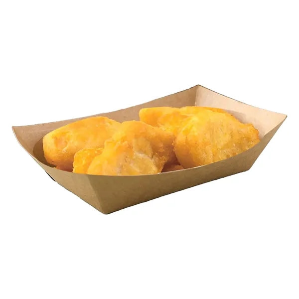 Disposable Kraft Food Paper Boat Tray