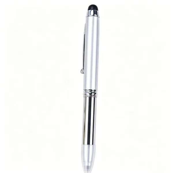 3-in-1 LED Light Ballpoint Pen with Stylus Tip Multi-Functio