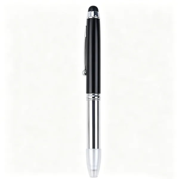 3-in-1 LED Light Ballpoint Pen with Stylus Tip Multi-Functio