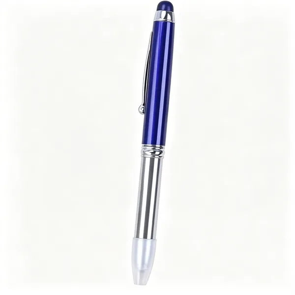 3-in-1 LED Light Ballpoint Pen with Stylus Tip Multi-Functio