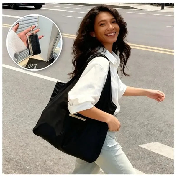 Foldable Keychain Tote Bag