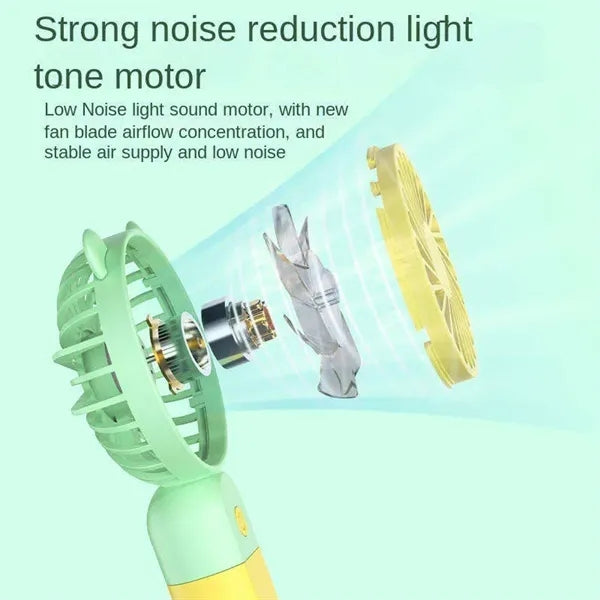 Cartoon-shaped handheld fan