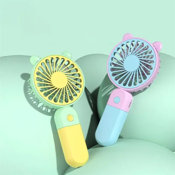 Cartoon-shaped handheld fan