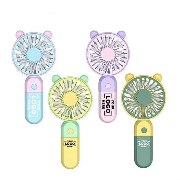 Cartoon-shaped handheld fan