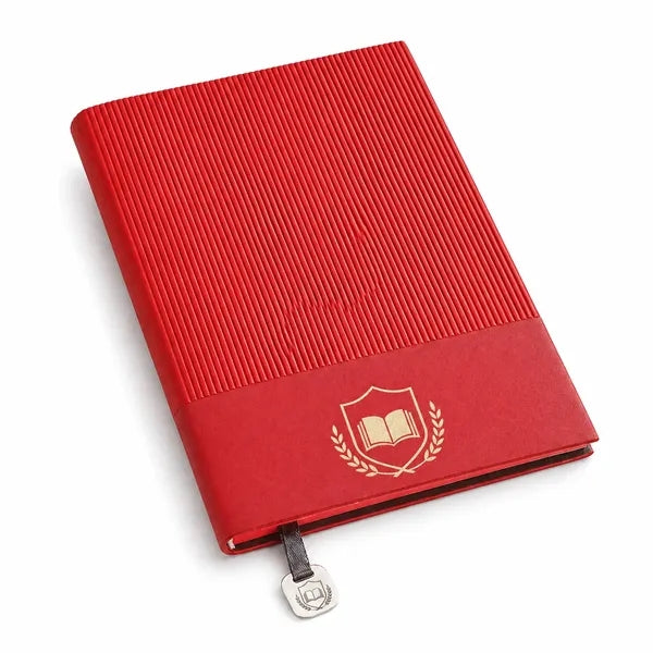 A5 Textured Notebook with Bookmark Charm
