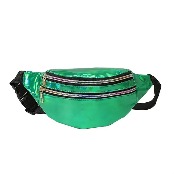 Holographic Waterproof Shiny Waist Bag