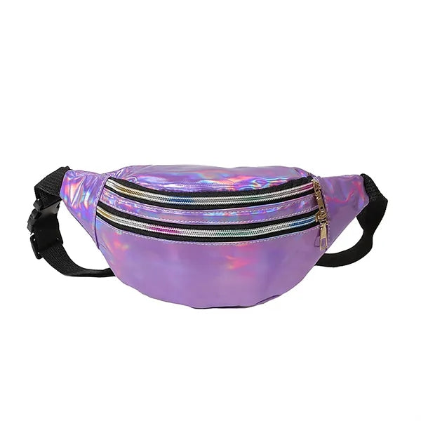 Holographic Waterproof Shiny Waist Bag
