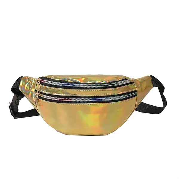 Holographic Waterproof Shiny Waist Bag