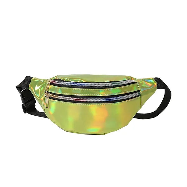 Holographic Waterproof Shiny Waist Bag