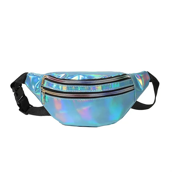 Holographic Waterproof Shiny Waist Bag