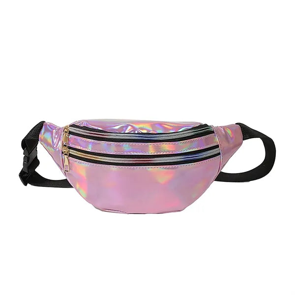 Holographic Waterproof Shiny Waist Bag