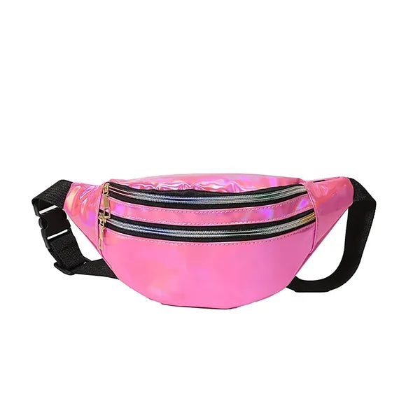 Holographic Waterproof Shiny Waist Bag
